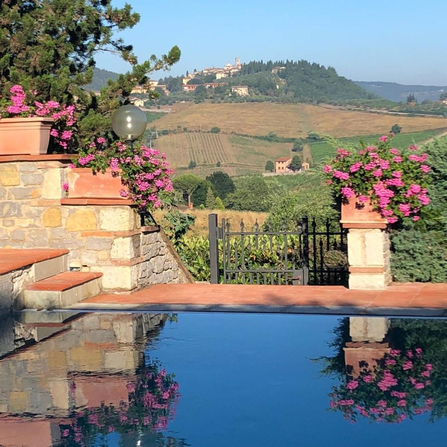 Relais Santa Cristina Pensionat Radda in Chianti Exteriör bild