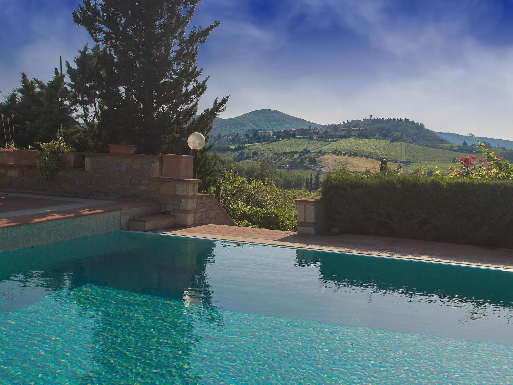 Relais Santa Cristina Pensionat Radda in Chianti Exteriör bild