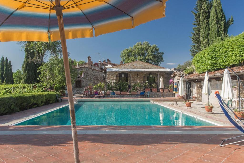 Relais Santa Cristina Pensionat Radda in Chianti Exteriör bild