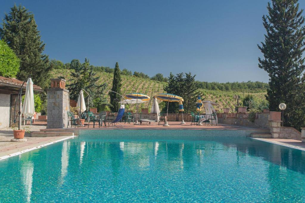 Relais Santa Cristina Pensionat Radda in Chianti Exteriör bild